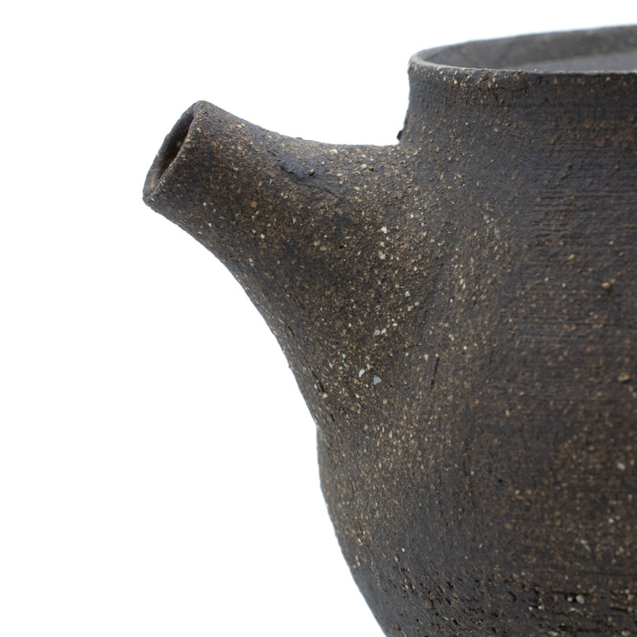 Raw Dark Stoneware Kyusu (160ml)