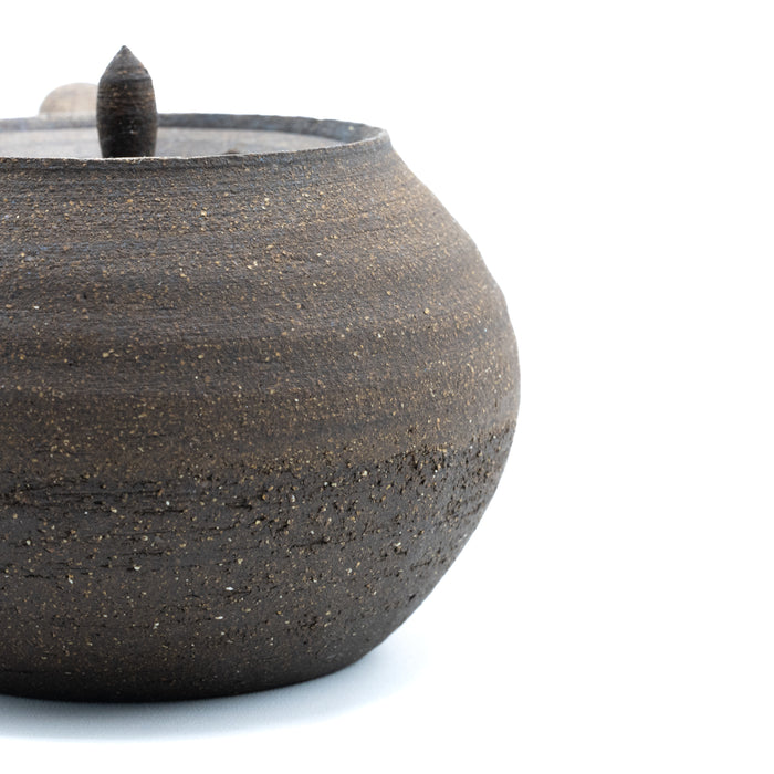 Raw Dark Stoneware Kyusu (210 ml)