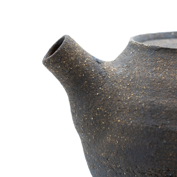 Raw Dark Stoneware Kyusu (210 ml)