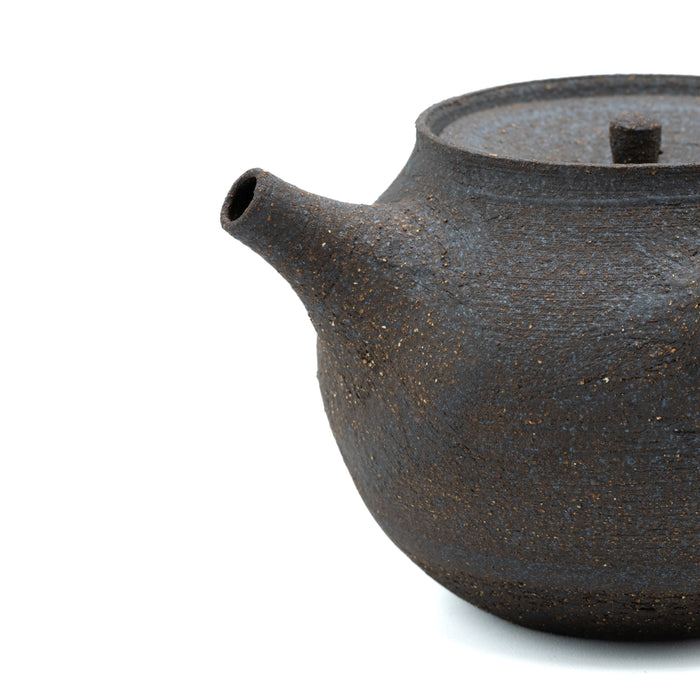 Raw Dark Stoneware Kyusu (300 ml)