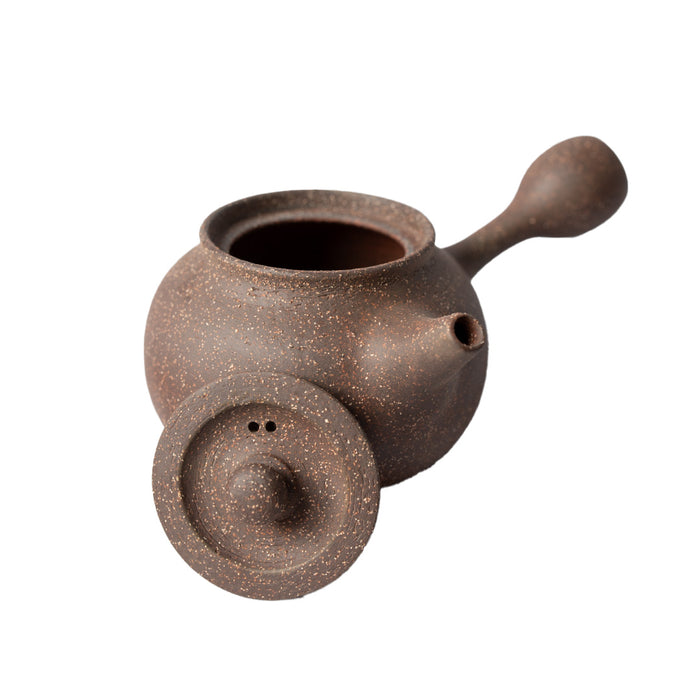 Volcanic Clay Side-Handle Pot