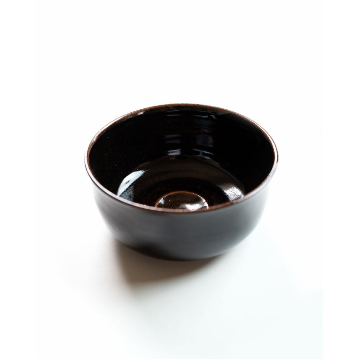 Tenmoku Matcha Bowl (Dark Glaze)